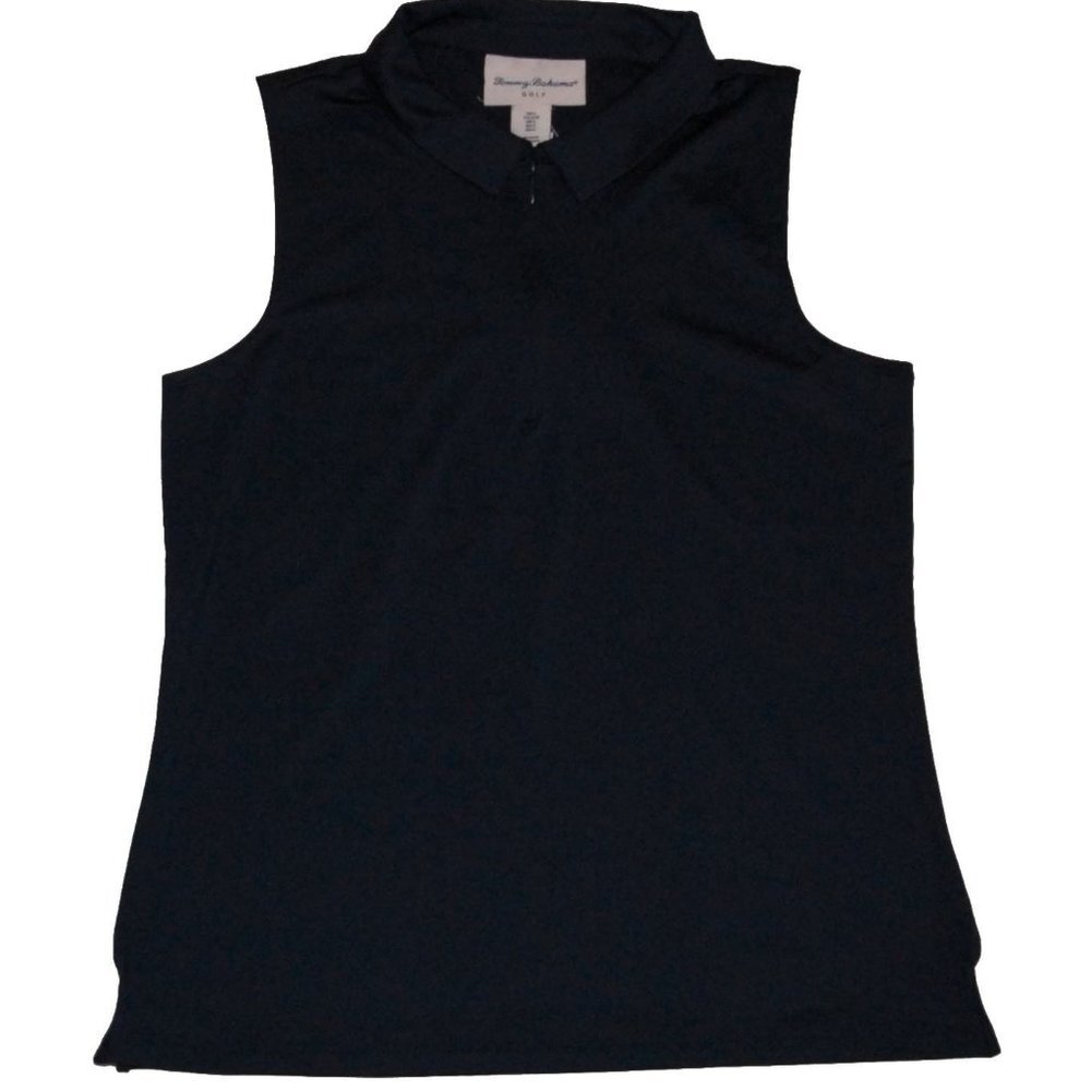 NWT Tommy Bahama Womens Active Golf Navy Blue Sleeveless Shirt
